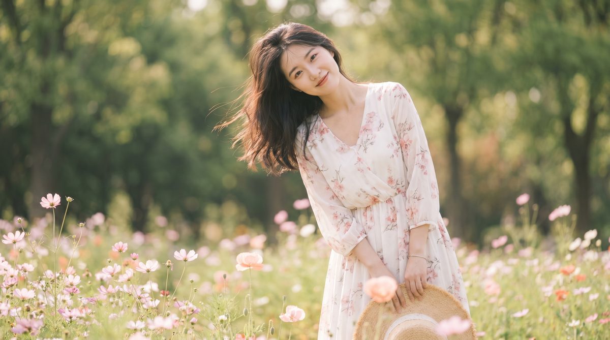 福利姬福利姬美少女写真视频《花间物语》